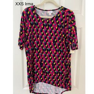 XXS LuLaRoe Irma Tunic top